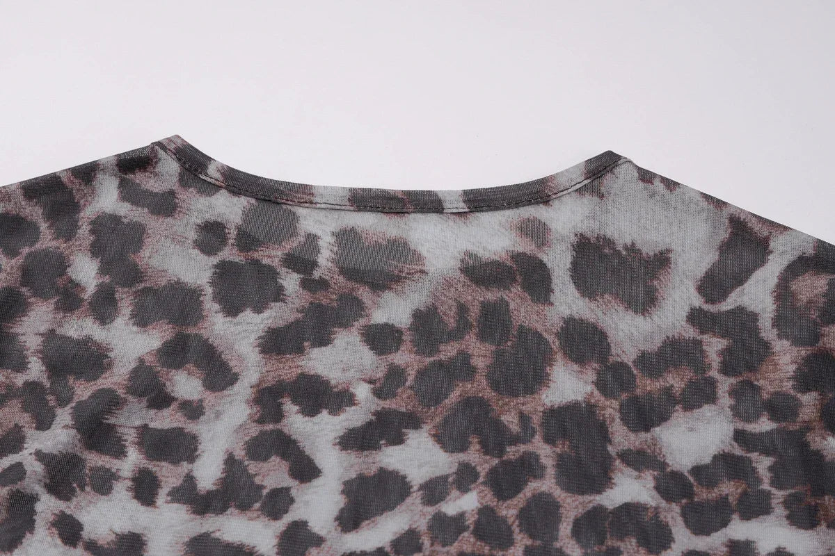 2024 Fashion Leopard Print slip scollo a V Patchwork Sexy Bodycon Maxi Dress autunno donna Casual Y2K Outfits Vacation Club