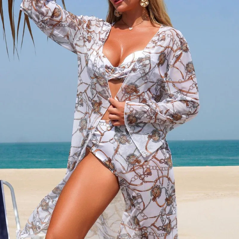 2026 Sexy Bikinis Female Swimsuits Women Three-Piece Swimwear Beach Swimming Wear Bathing Suits Brazilian Bikini Set Pool Bather