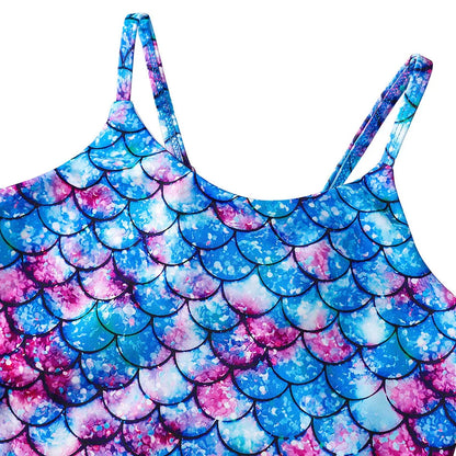 Costume da bagno a sirena per bambini costume da bagno intero per ragazze costume da bagno intero per ragazze Hot Spring Sling costume da bagno ad asciugatura rapida per sport acquatici