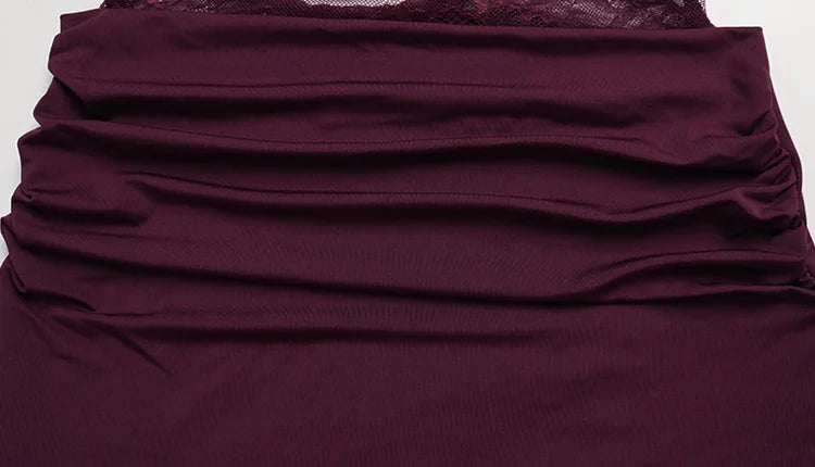 CNYISHE Patchwork di pizzo Backless O Collo Abiti da donna Moda Sheer Manica lunga Guaina Abiti Scava Fuori Femminile Hip Wrap Aderente