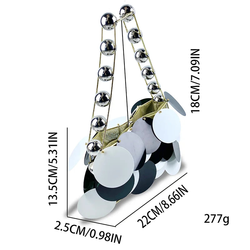 2024 Estate Nuovo Instagram Super popolare Netizen Stessa borsa a tracolla singola con conchiglia di perle fata