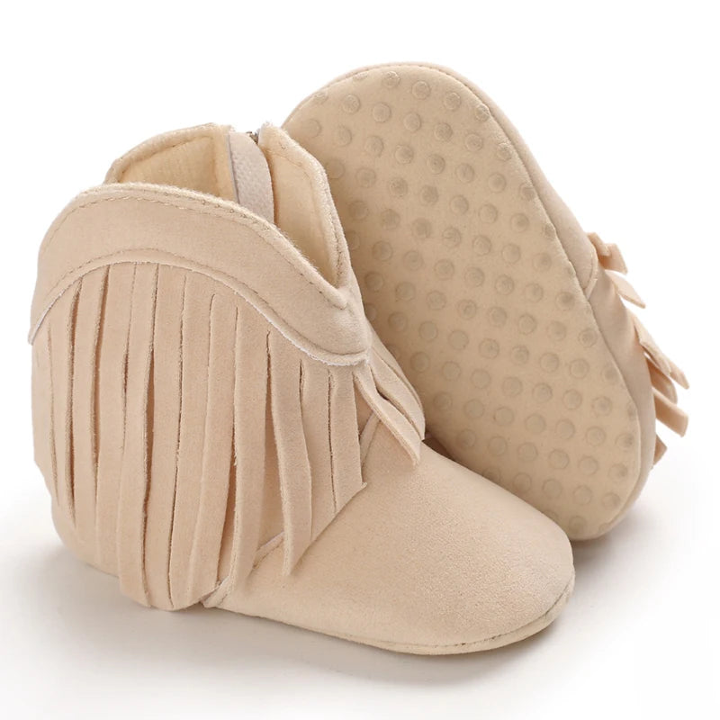 Calzature per bambini Stivali Neonati Prewalker Per Unisex Neonati maschi Ragazze Inverno Tenere al caldo Mocassini Nappa Calzature Scarpe 0-18M