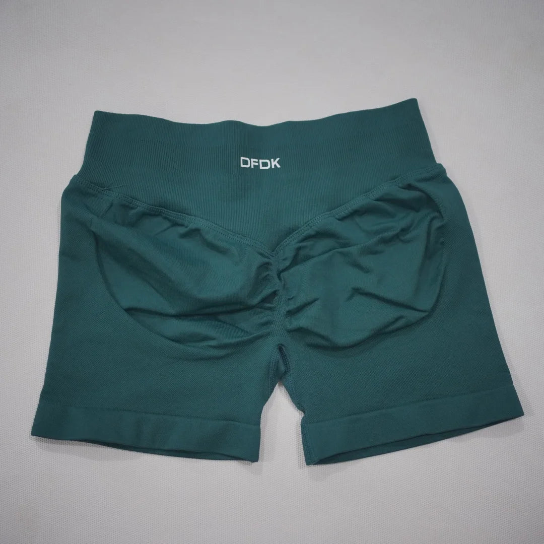 DFDK 2026 Nuovi Pantaloncini da Yoga per Donna con Effetto Push-Up, Vita Alta, Sollevamento Glutei, Resistenti agli Squat, Pantaloncini Sportivi per Palestra, Allenamento, Corsa e Fitness