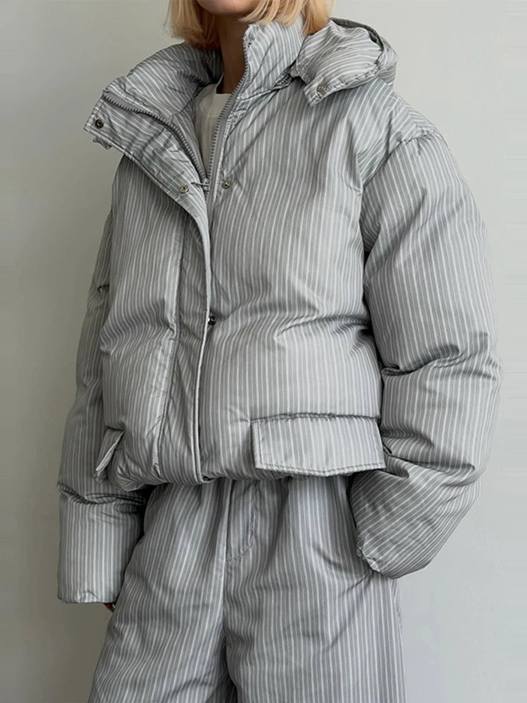 Elegante Giacca a Vento da Donna con Collo Alto, Maniche Lunghe, Doppio Petto e Lacci, Cappotto Lungo Femminile Moda Autunno 2026