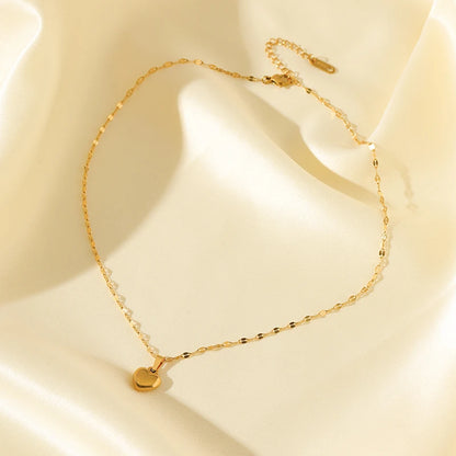 EILIECK Acciaio inossidabile 316L Cuore Amore Collana Bracciali Orecchini Set per le donne Nuovi gioielli impermeabili placcati oro 18 carati alla moda