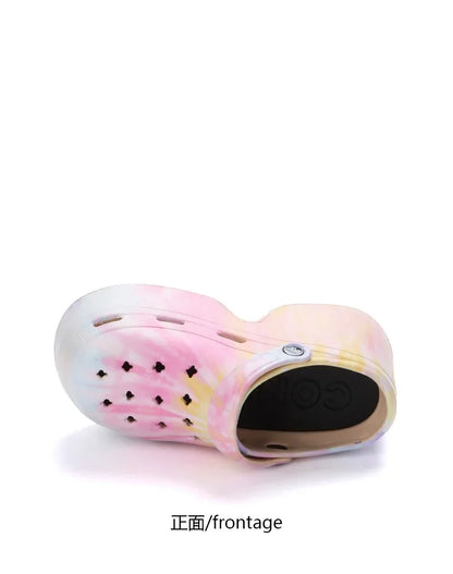 Pantofole da spiaggia estive nuove da donna di lusso 2024 tacco alto 9cm suola morbida leggera comode pantofole Casual di alta qualità
