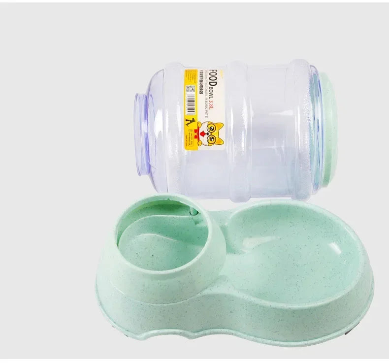 Mangiatoie automatiche per cani Bottiglia d'acqua in plastica Ciotola per gatti Alimentazione e bere Distributore d'acqua per cani Ciotola per animali domestici Forniture per animali domestici