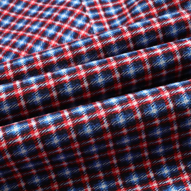 Camicia a maniche lunghe da uomo in pile per autunno/inverno 2026, elegante, casual, comoda, non stirabile, versatile