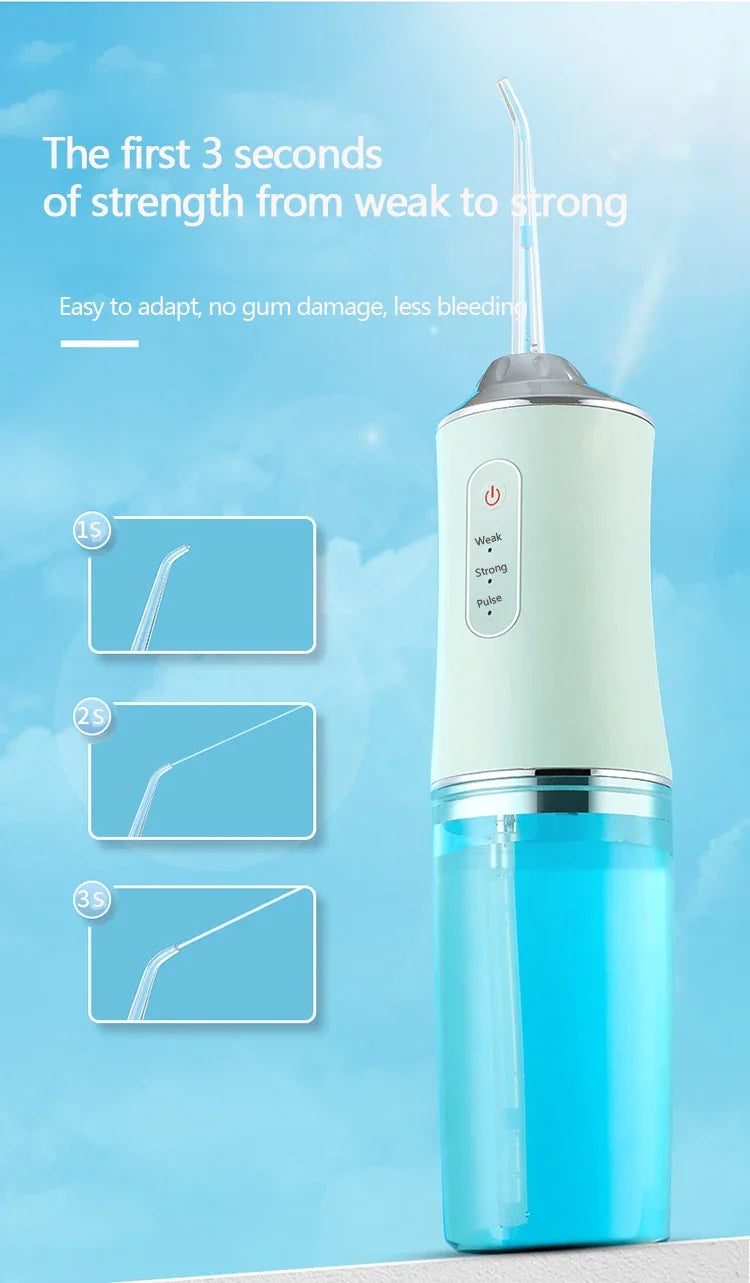 Irrigatore orale Dentale Getto D'acqua Flosser Apparecchio Pick Filo Interdentale Odontoiatria Bocca Lavatrice Sbiancamento Dei Denti Strumenti di Pulizia