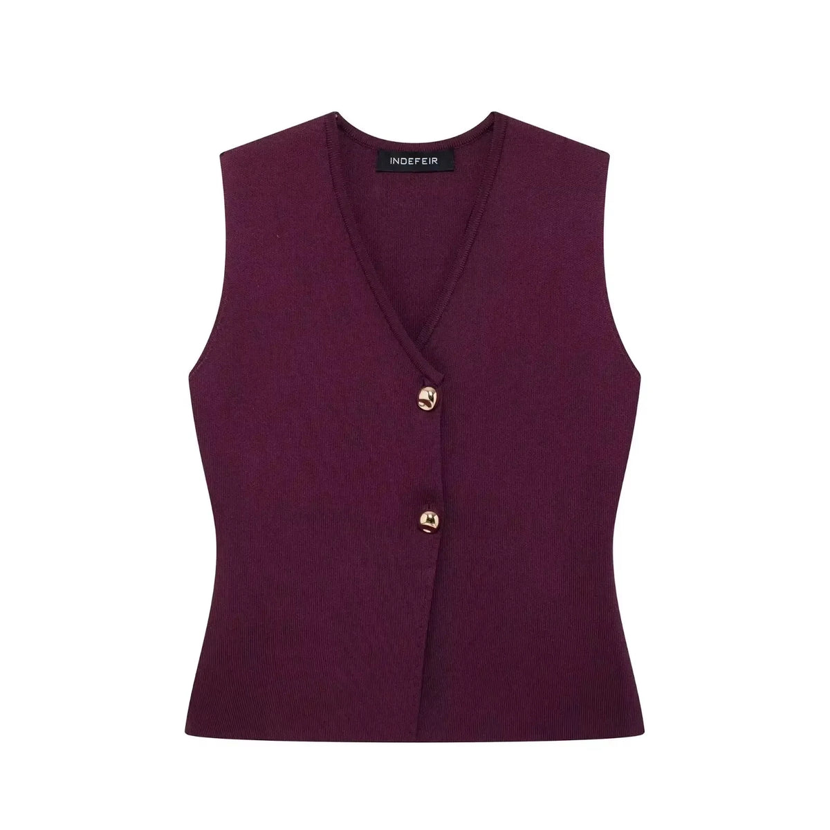 HH Set di gonne lavorate a maglia eleganti femminili 2024 Scollo a V con bottoni Canottiera + Gonna a pieghe patchwork a-line Abito solido alla moda