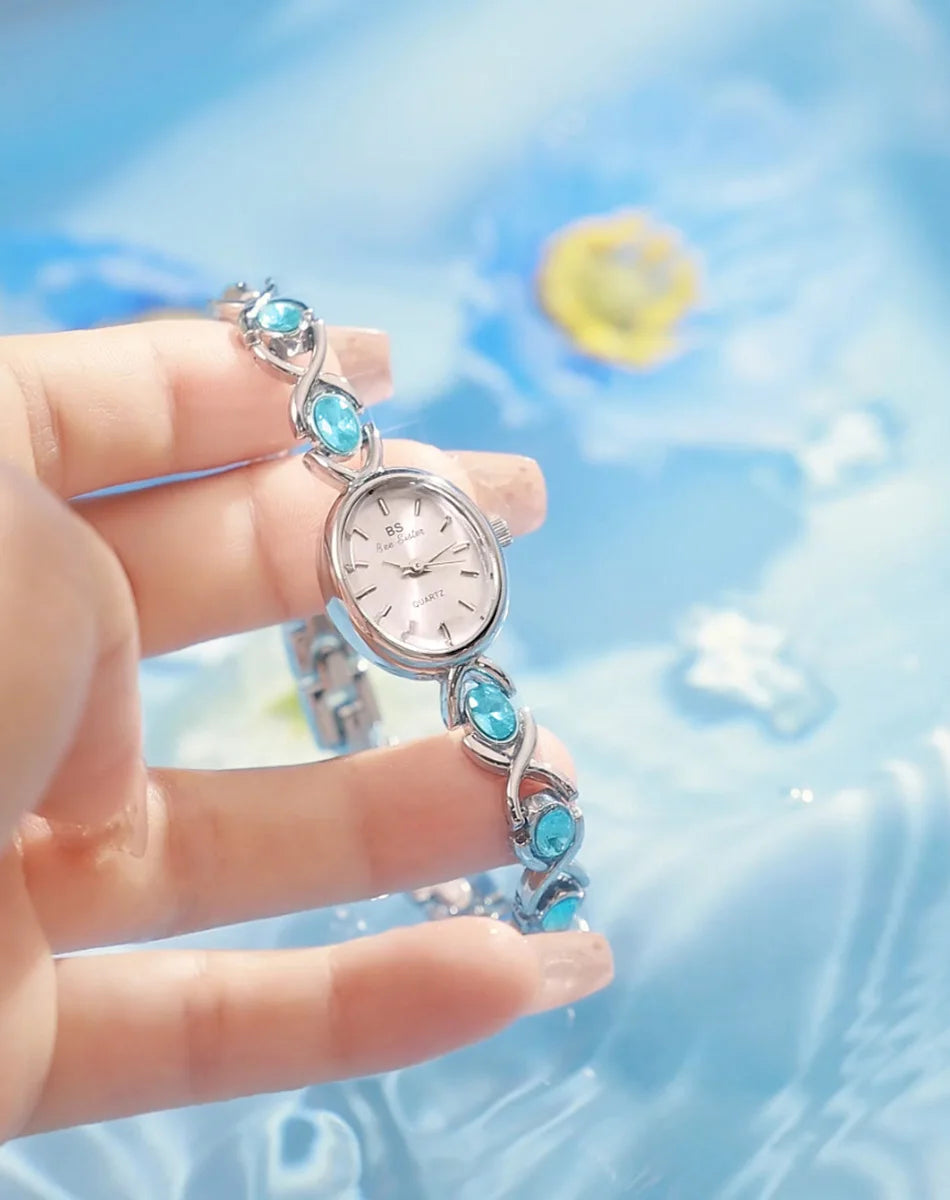 Orologio da donna elegante braccialetto di giada di lusso orologi al quarzo regalo per le donne 2025 nuovo orologio da polso impermeabile di alta qualità
