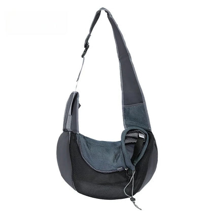 Zaino per animali domestici, borsa a tracolla portatile da viaggio, borsa a tracolla per esterni a mani libere adatta per forniture per animali domestici per gatti e cani