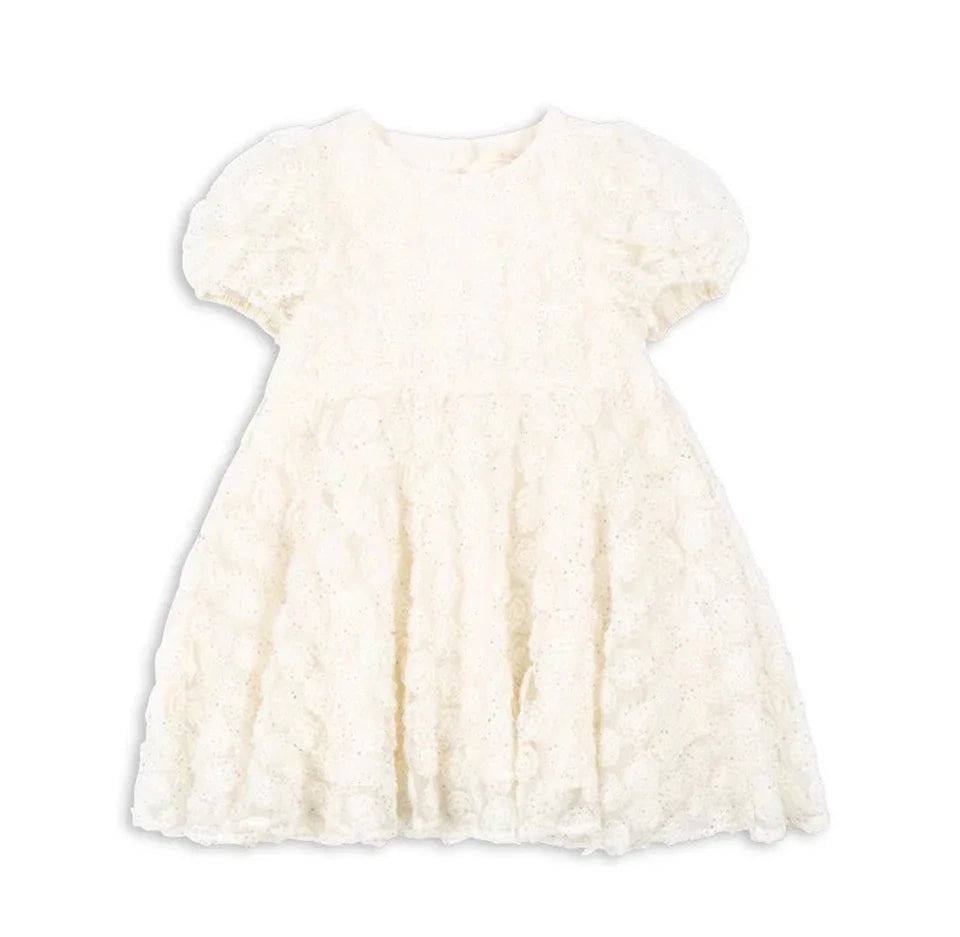 2025 KS Ragazze Graziosi Abiti da festa Estate Paillettes Fiocco Abito gonfio Neonate Rosa Abito Abito da principessa per bambini Abiti per bambini