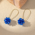 2 pezzi di tendenza della moda da donna, orecchini a sfera con petali di perle fai da te, viaggi all'aperto, carnevale, banchetti, feste, vestire, regali