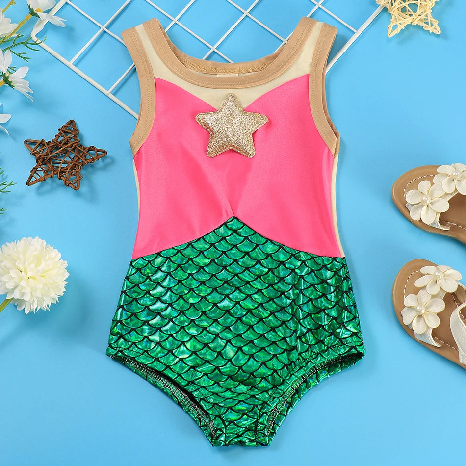 Costume da bagno principessa Sirena Mirabel Isabella Costume da bagno Set Ragazza Estate Beachwear Pool Party Bambini Anna Elsa Rapunzel Costume da bagno