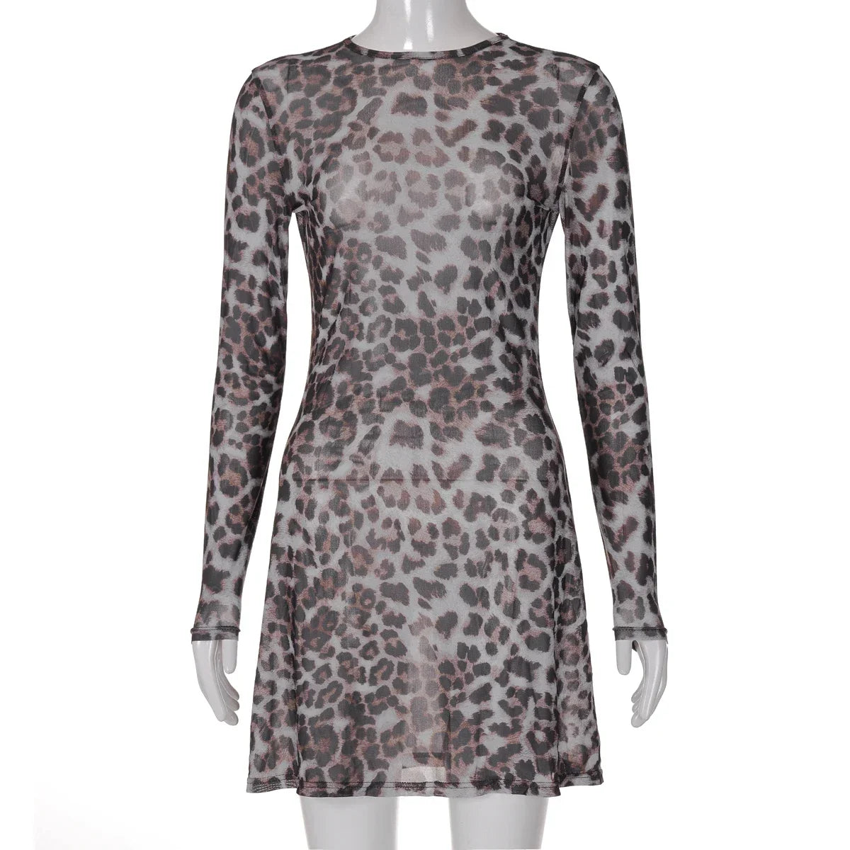 2024 Fashion Leopard Print slip scollo a V Patchwork Sexy Bodycon Maxi Dress autunno donna Casual Y2K Outfits Vacation Club