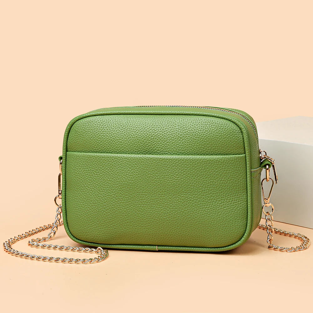 Borsa da donna di moda borse a tracolla in pelle di marca di lusso per borse a tracolla da donna 2024 borsa a mano di design Tote a tracolla in tinta unita