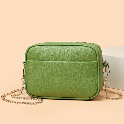 Borsa da donna di moda borse a tracolla in pelle di marca di lusso per borse a tracolla da donna 2024 borsa a mano di design Tote a tracolla in tinta unita
