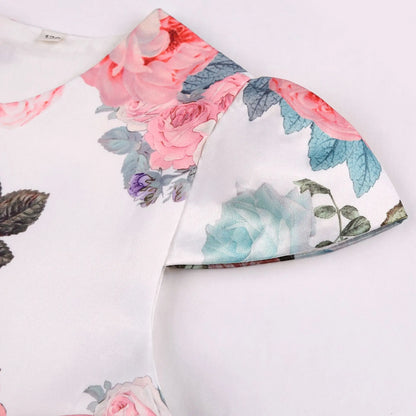 Nuove ragazze Bambini Fiore Elegante causale Principessa Abiti da festa Abbigliamento per bambini Natale Compleanno Festa di nozze Abito da bambina