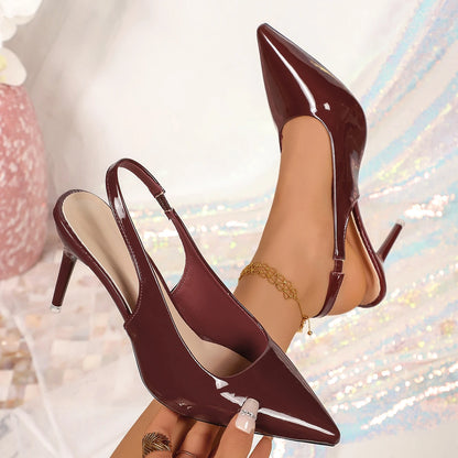Sandales d'été élégantes à talons hauts et pointus, sexy et tendance, neuves et confortables, chaussures pour femmes grande taille, meilleures ventes