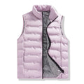 Gilet invernale senza maniche Giacche Gilet imbottito ultraleggero impermeabile caldo per donna Gilet casual antivento Gilet rosso nero femminile