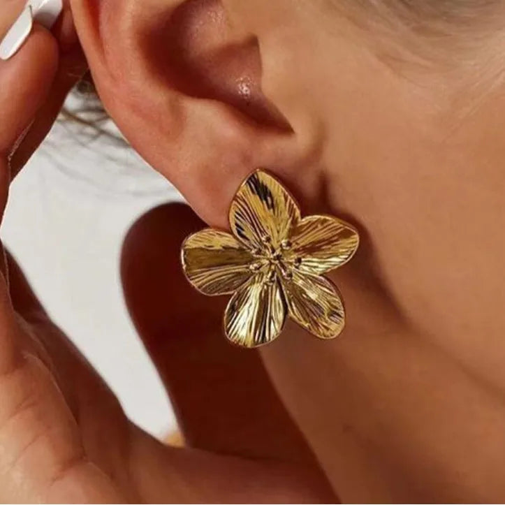 Orecchini alla moda da donna popolari Lega di fiori Stile retrò Accessori per feste da donna Regali
