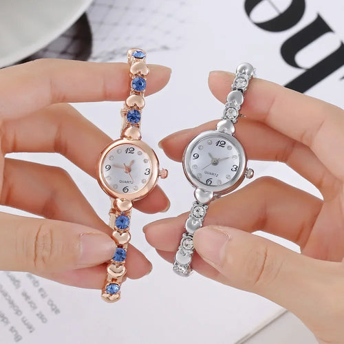 Orologio da Polso Donna in Acciaio Inossidabile, Design Semplice e Alla Moda, Movimento al Quarzo, Lussuoso e Conveniente