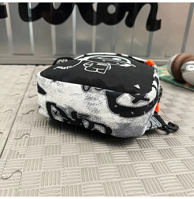 Borsa da petto luminosa alla moda Borsa a tracolla portatile leggera per pendolari per gita quotidiana Borse a tracolla dal design unico