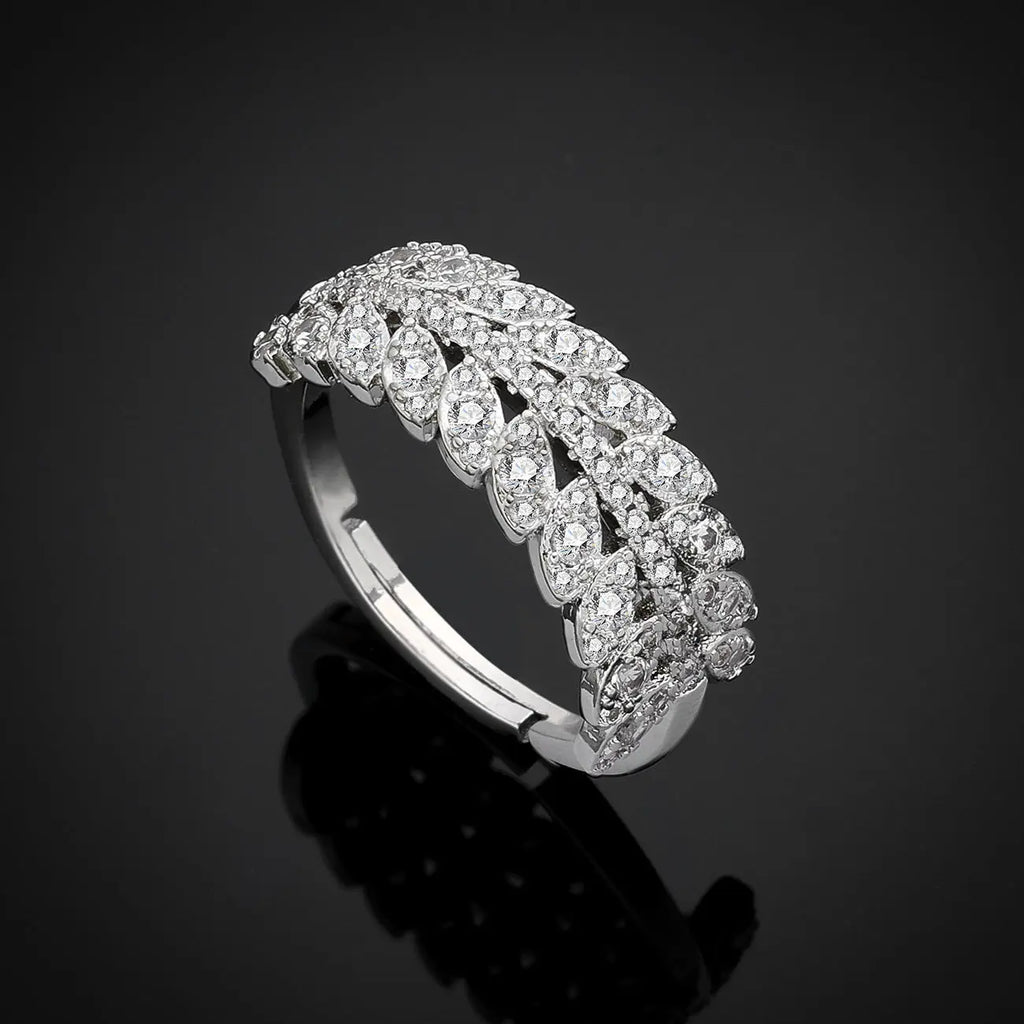 Zirconia Bridal Jewelry Set For Women Dubai Saudi Wedding Necklace Earring  Bracelet Ring Set Prom Evening Dress Party Jewelry