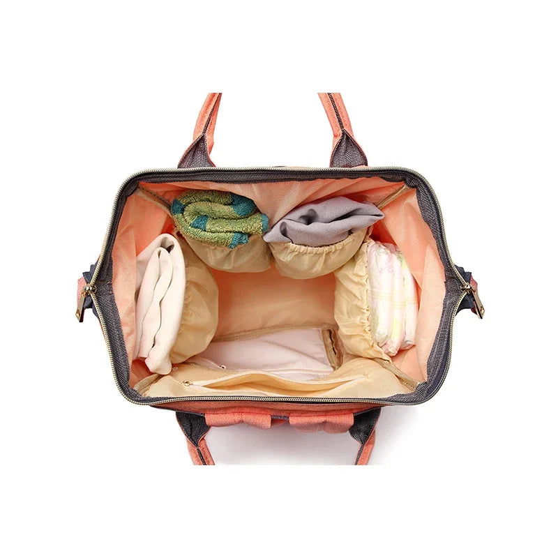 Lequeen mummia maternità borsa per pannolini zaino borsa per pannolini borsa per passeggino di grande capacità zaino per pannolini da viaggio per la cura del bambino