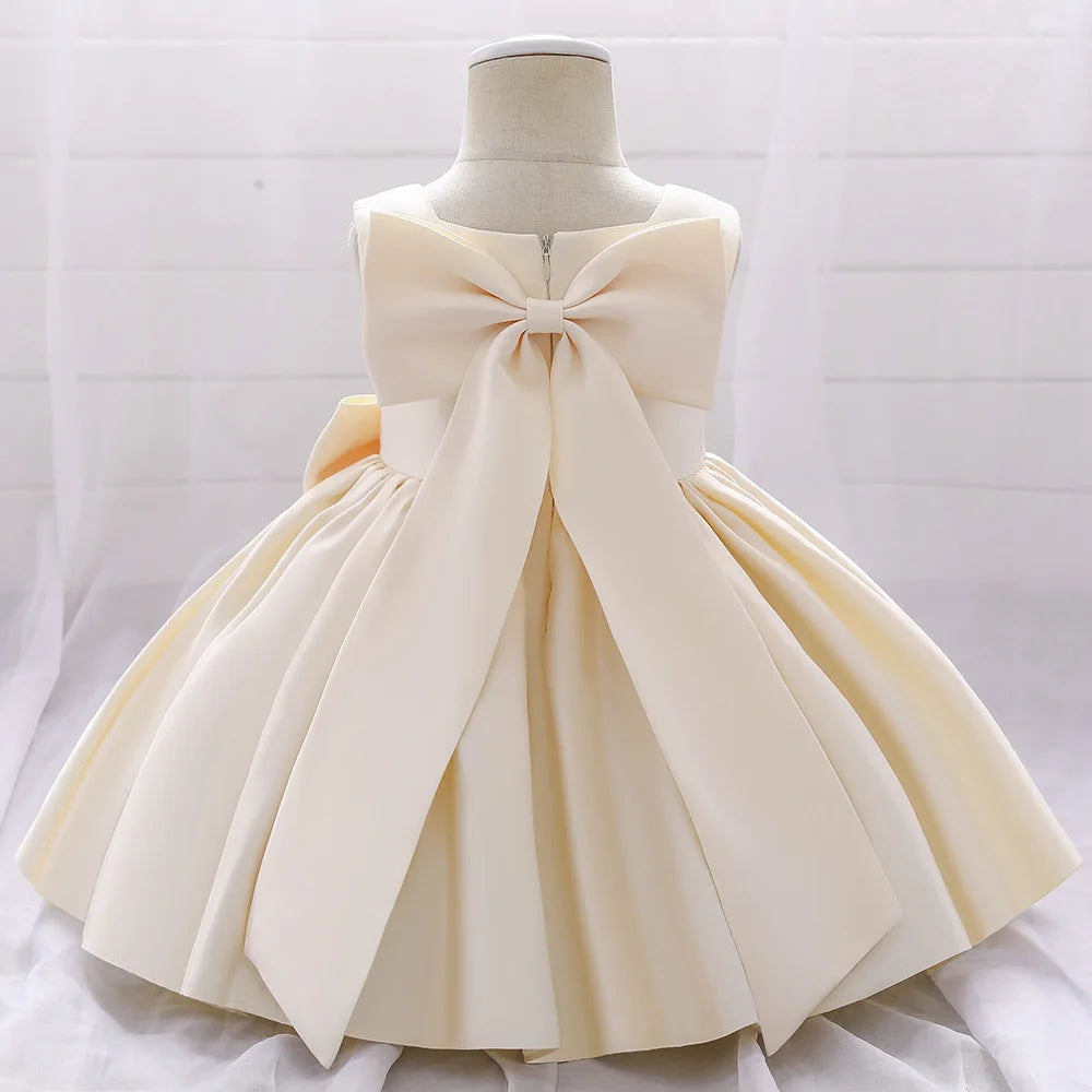 Fiore neonate matrimonio compleanno Bownot abiti abbigliamento bambino bambini principessa abito da ballo abito Costume abiti per 1-10 anni