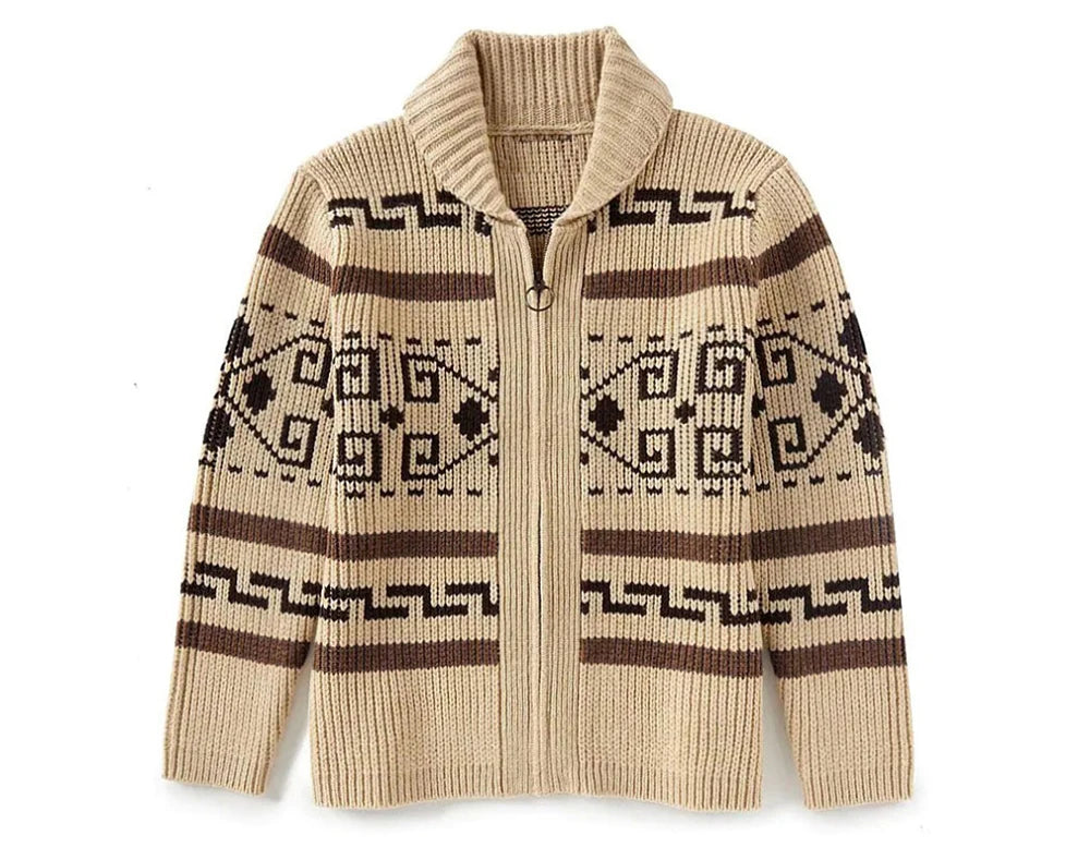 Cardigan invernale da uomo maglioni moda uomo maglione lavorato a maglia cappotti termici caldi Casual uomo casimmer risvolto giacche lavorate a maglia abbigliamento
