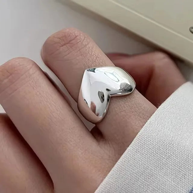 Anelli in Argento Sterling 925, Nuovi Gioielli da Festa, Charm Vintage, Design Geometrico a Doppio Strato, Accessori Regalo, Dropshipping