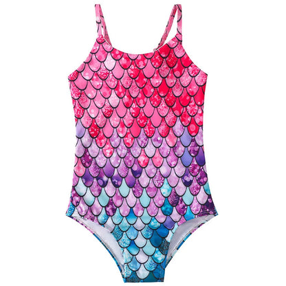 Costume da bagno a sirena per bambini costume da bagno intero per ragazze costume da bagno intero per ragazze Hot Spring Sling costume da bagno ad asciugatura rapida per sport acquatici