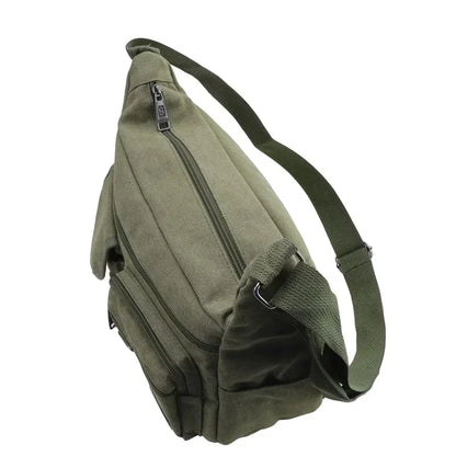 Borsa a Tracolla in Tela da Uomo, Borsa Casual da Viaggio, Borsa Messenger di Lusso, Borsa a Mano di Alta Qualità, Borsa da Petto alla Moda