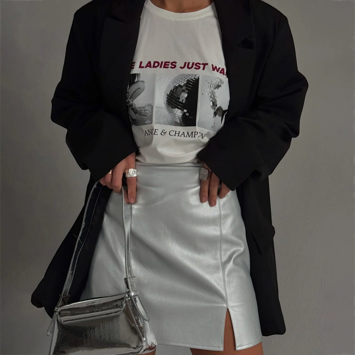 Moda europea americana lettera stampa grafica maglietta da donna anni '90 design Y2K Hip Hop High Street maniche corte coppia top