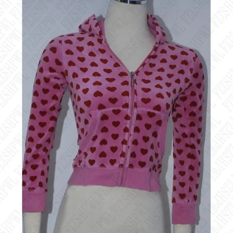 Y2k Donna Harajuku Estetica Kawaii Felpe carine Abbigliamento Grafica Hip Hop Punk Gotico Felpe con zip Casual Streetwear EMO Ragazza