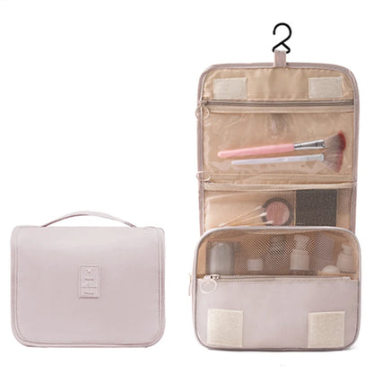 Borse per il trucco da toilette Borse per cosmetici pieghevoli coreane in tinta unita Borse da viaggio in PVC impermeabile di grande capacità per articoli da toeletta