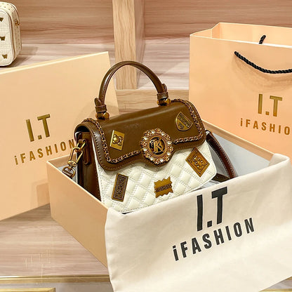 Borsa da donna designer brand handbag women's 2024 new spring/summer high-end texture single shoulder crossbody