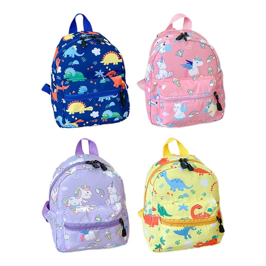 Zaini per bambini Zaini per dinosauri dei cartoni animati per bambini Trendy Impermeabile Asilo Scuola primaria Studente Bookbag Ragazzi Ragazze