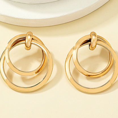 Accessori per gioielli con orecchini di design alla moda da donna, 2 pezzi, adatti per regali di appuntamenti, feste, festival