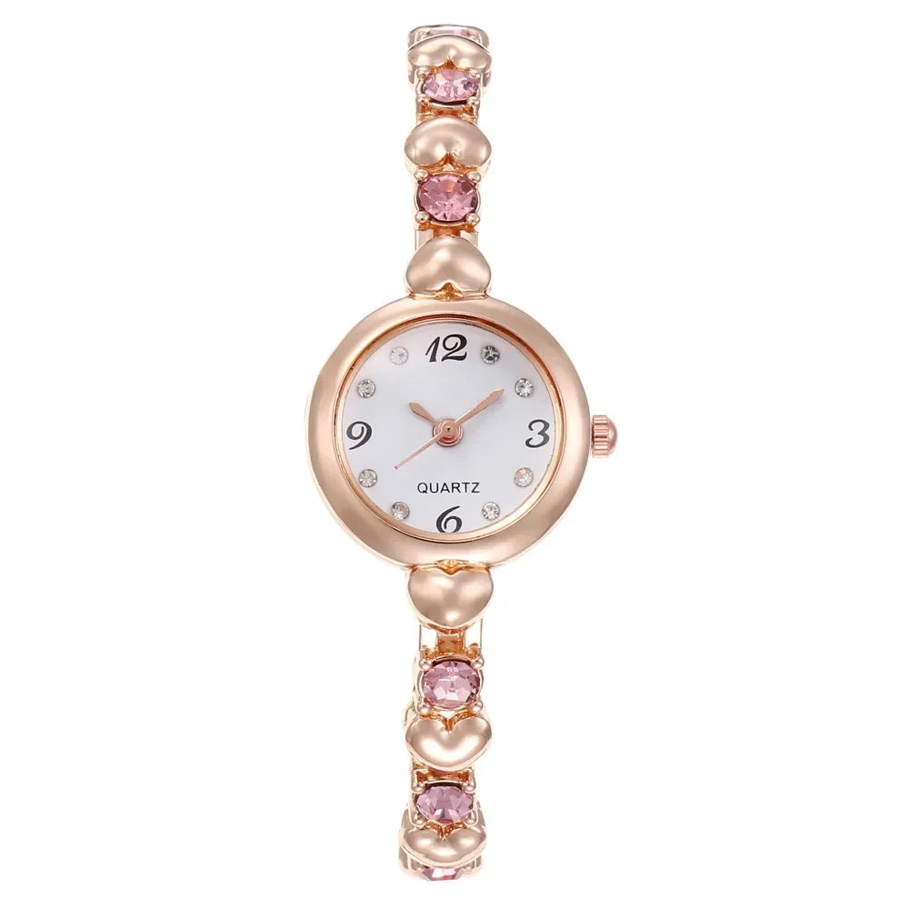 Orologio da Polso Donna in Acciaio Inossidabile, Design Semplice e Alla Moda, Movimento al Quarzo, Lussuoso e Conveniente