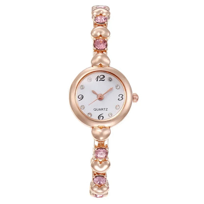 Orologio da Polso Donna in Acciaio Inossidabile, Design Semplice e Alla Moda, Movimento al Quarzo, Lussuoso e Conveniente
