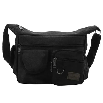 Borsa a Tracolla in Tela da Uomo, Borsa Casual da Viaggio, Borsa Messenger di Lusso, Borsa a Mano di Alta Qualità, Borsa da Petto alla Moda