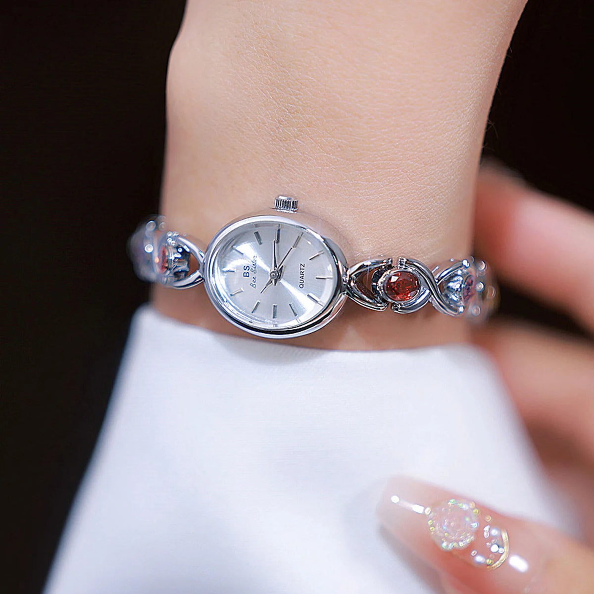 Orologio da donna elegante braccialetto di giada di lusso orologi al quarzo regalo per le donne 2025 nuovo orologio da polso impermeabile di alta qualità