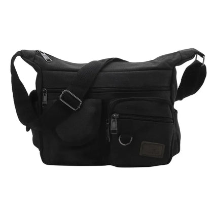 Borsa a Tracolla in Tela da Uomo, Borsa Casual da Viaggio, Borsa Messenger di Lusso, Borsa a Mano di Alta Qualità, Borsa da Petto alla Moda