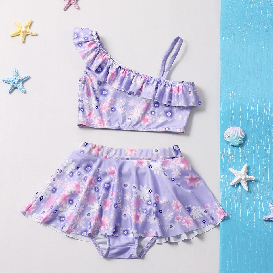 Costume da bagno principessa Sirena Mirabel Isabella Costume da bagno Set Ragazza Estate Beachwear Pool Party Bambini Anna Elsa Rapunzel Costume da bagno