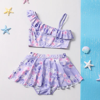 Costume da bagno principessa Sirena Mirabel Isabella Costume da bagno Set Ragazza Estate Beachwear Pool Party Bambini Anna Elsa Rapunzel Costume da bagno