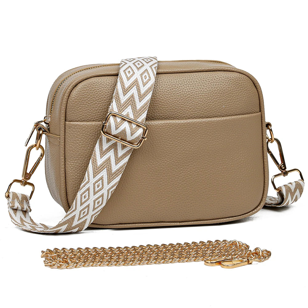 Borsa da donna di moda borse a tracolla in pelle di marca di lusso per borse a tracolla da donna 2024 borsa a mano di design Tote a tracolla in tinta unita