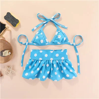 Set di vestiti alla moda per cani di piccola taglia, vestiti per cani a sirena, costume da bagno bikini per ragazze per cani di piccola taglia, Yorkshire Terrier, gonna per cuccioli, estate